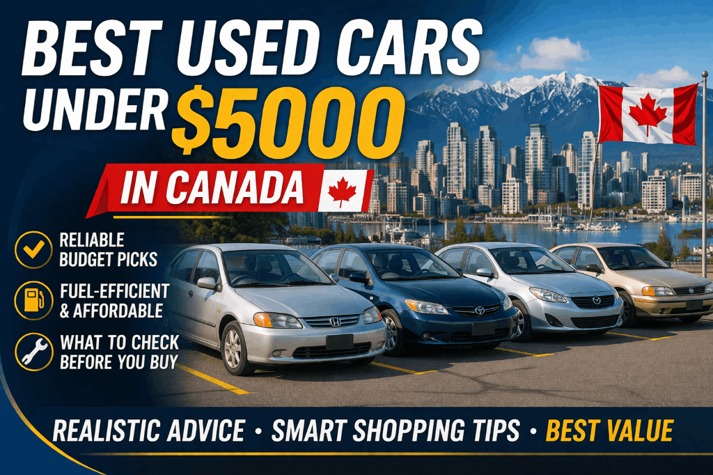 Best Used Cars Under $5000 in Canada