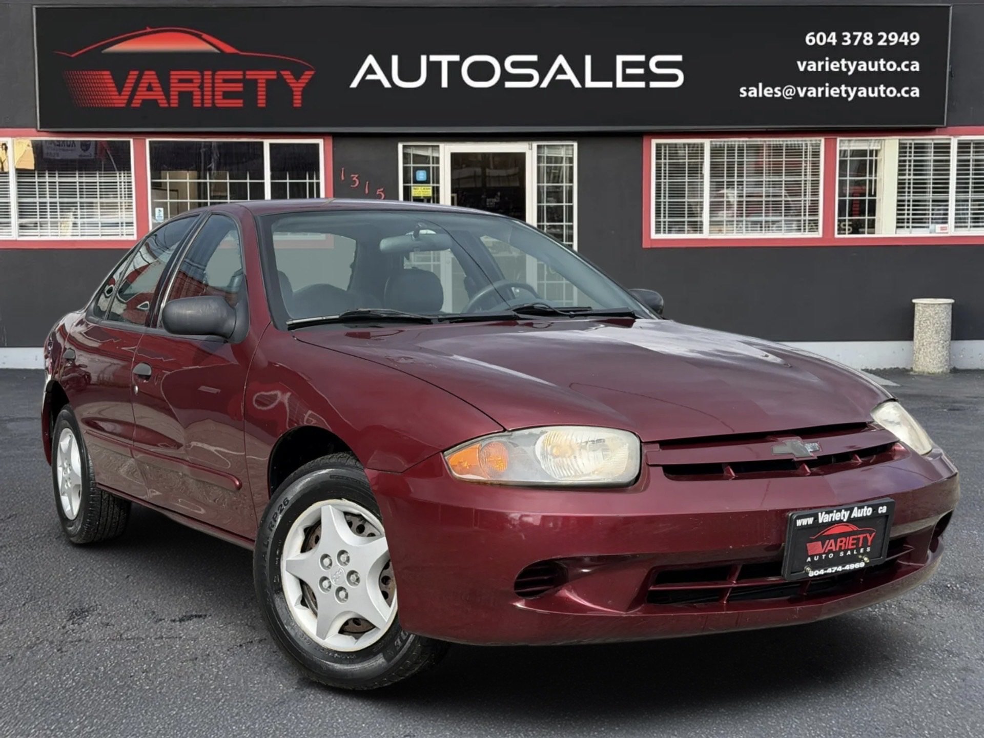 2004 Chevrolet Cavalier 4dr Sdn VL– Low KM | Affordable | Reliable